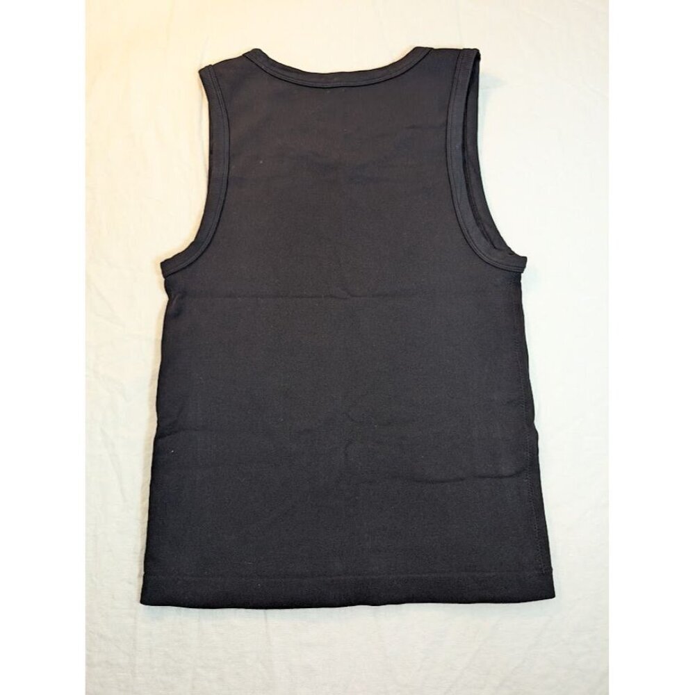 Bebe Sport women's size XL black tank top with rhinestone logo G12 - Picture 5 of 5